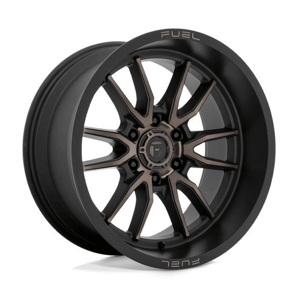 Fuel D762 CLASH 17x9 ET01 6x139.7 106.10mm MATTE BLACK DOUBLE DARK TINT (Load Rated 1134kg)