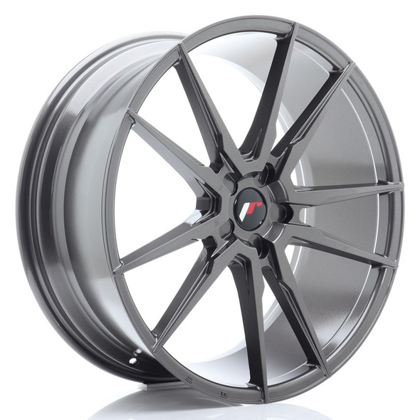 JR Wheels JR21 22x9 ET30-45 5H CUSTOM PCD Hyper Gray