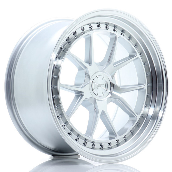 JR Wheels JR39 18x9.5 ET15-35 5H CUSTOM PCD Silver Machined Face