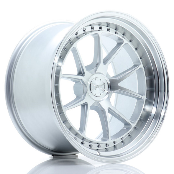 JR Wheels JR39 19x11 ET0-25 5H CUSTOM PCD Silver Machined Face