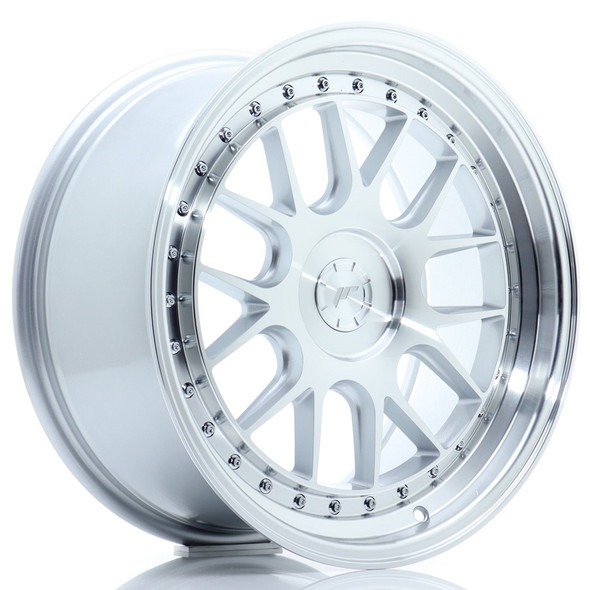 JR Wheels JR40 18x8.5 ET15-35 5H CUSTOM PCD Silver Machined Face