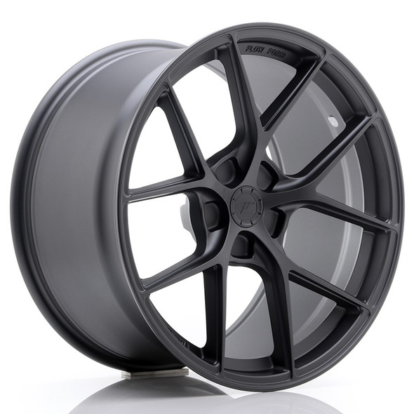 JR Wheels SL01 19x10 ET20-40 5H CUSTOM PCD Matt Gun Metal