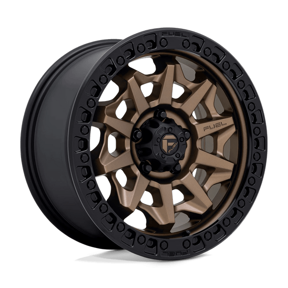 Fuel D696 COVERT 17x8.5 ET34 5x120 65.07mm MATTE BRONZE BLACK BEAD RING (Load Rated 952kg)