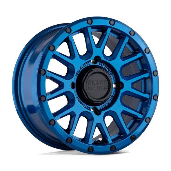 Black Rhino LA PAZ UTV 15x7 ET36 4x156 132.00mm BLUE W/ BLACK BOLTS (Load Rated 726kg)