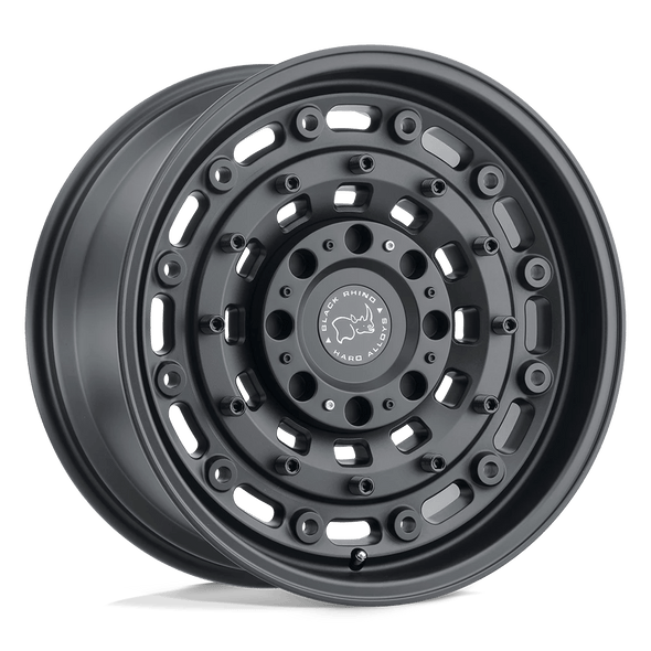 Black Rhino ARSENAL 16x8 ET-10 CUSTOM 72.56mm TEXTURED MATTE BLACK (Load Rated 1224kg)