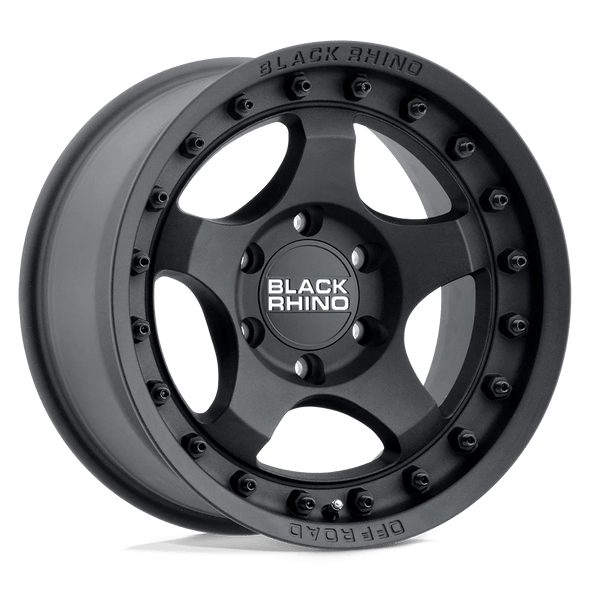 Black Rhino BANTAM 16x8 ET-10 5x127 71.50mm TEXTURED BLACK (Load Rated 1111kg)