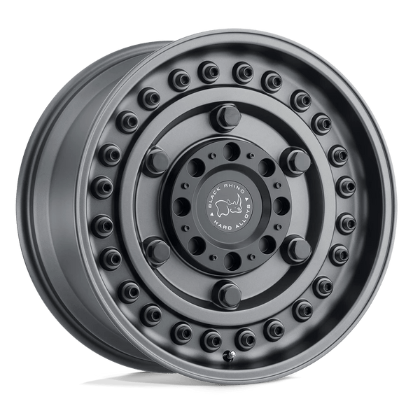 Black Rhino ARMORY 17x8 ET30 CUSTOM 72.56mm GUN BLACK (Load Rated 1224kg)