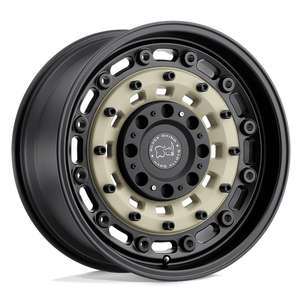 Black Rhino ARSENAL 17x9.5 ET12 CUSTOM 72.56mm SAND ON BLACK (Load Rated 1134kg)