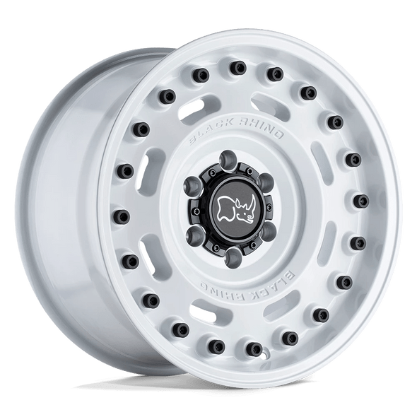 Black Rhino AXLE 18x9.5 ET-18 5x127 71.50mm GLOSS WHITE (Load Rated 1111kg)
