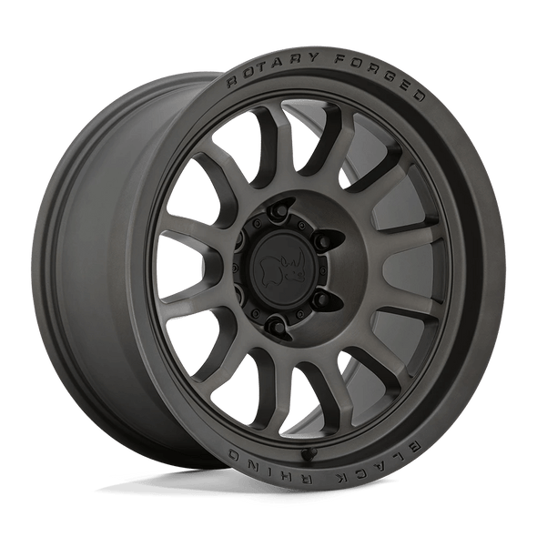 Black Rhino RAPID 20x8.5 ET0 6x114.3 76.10mm MATTTE BRUSHED GUNMETAL (Load Rated 1111kg)