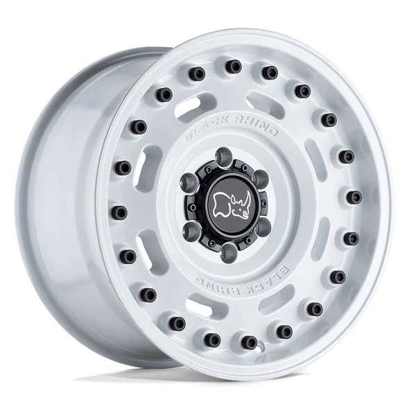 Black Rhino AXLE 20x9.5 ET25 5x120 72.56mm GLOSS WHITE (Load Rated 1111kg)