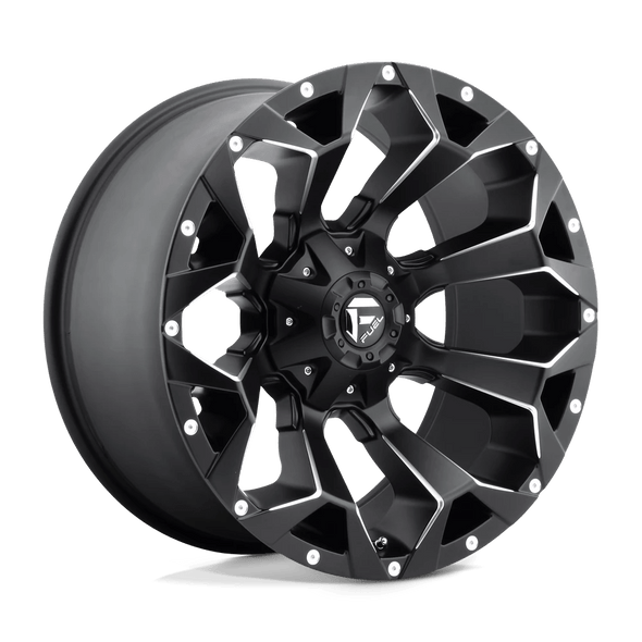 Fuel D546 ASSAULT 22x12 ET-44 5x139.7/150 110.10mm MATTE BLACK MILLED (Load Rated 1134kg)