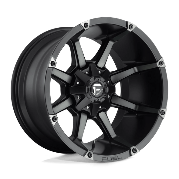 Fuel D556 COUPLER 20x9 ET01 6x135/140 106.10mm MATTE BLACK DOUBLE DARK TINT (Load Rated 1134kg)