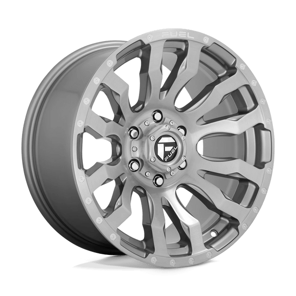 Fuel D693 BLITZ 20x10 ET-18 6x139.7 106.10mm BRUSHED GUN METAL TINTED CLEAR (Load Rated 1134kg)