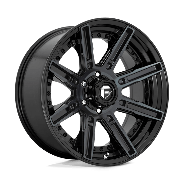 Fuel D708 ROGUE 20x9 ET01 5x140 78.10mm GLOSS MACHINED DOUBLE DARK TINT (Load Rated 1134kg)