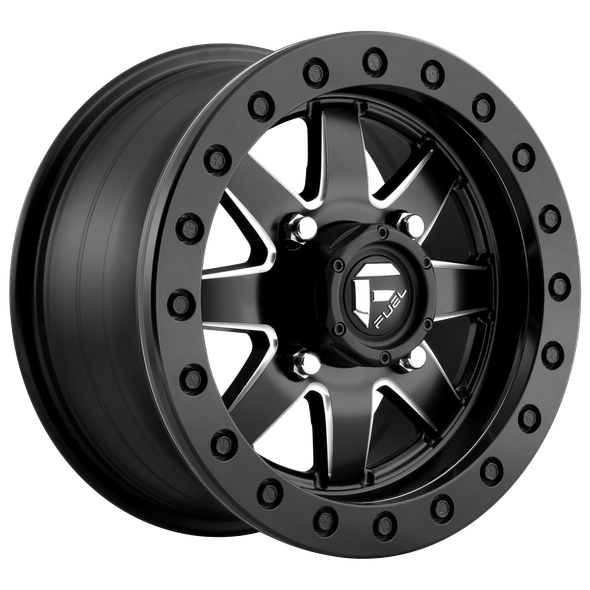 Fuel D938 MAVERICK BEADLOCK 15x7 ET13 4x156 132.00mm MATTE BLACK MILLED (Load Rated 454kg)