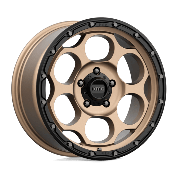 KMC KM541 DIRTY HARRY 18x8.5 ET18 5x150 110.10mm MATTE BRONZE W/ BLACK LIP (Load Rated 1134kg)