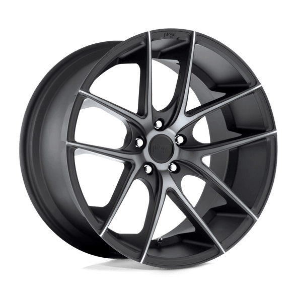 Niche M130 TARGA 18x8 ET40 5x114.3 72.56mm MATTE BLACK DOUBLE DARK TINT (Load Rated 726kg)