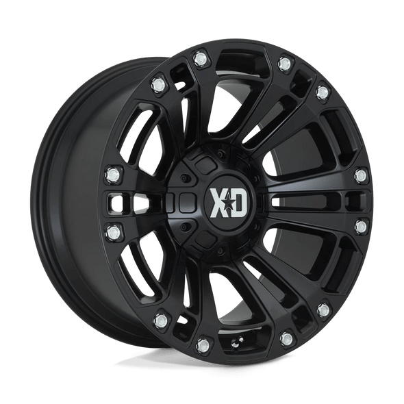 XD XD851 MONSTER 3 20x10 ET-18 6x135/140 106.10mm SATIN BLACK (Load Rated 1134kg)