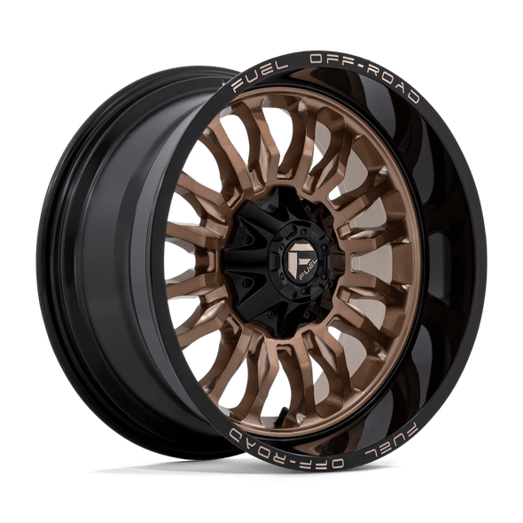 Fuel D797 ARC 20x10 ET-18 6x135/139.7 106.10mm PLATINUM BRONZE W/ BLACK LIP (Load Rated 1134kg)