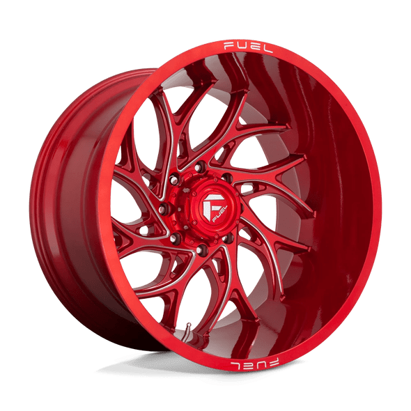 Fuel D742 RUNNER 20x10 ET-18 8x180 124.20mm CANDY RED MILLED (Load Rated 1678kg)
