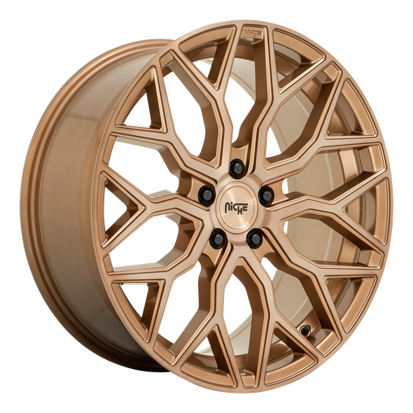 Niche M263 MAZZANTI 19x9.5 ET38 5x112 66.56mm BRONZE BRUSHED (Load Rated 816kg)