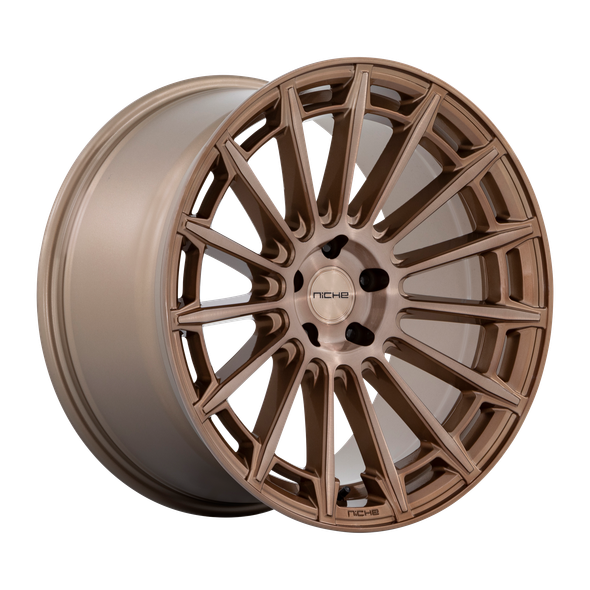 Niche M275 AMALFI 20x9 ET25 5x112 66.56mm PLATINUM BRONZE (Load Rated 816kg)