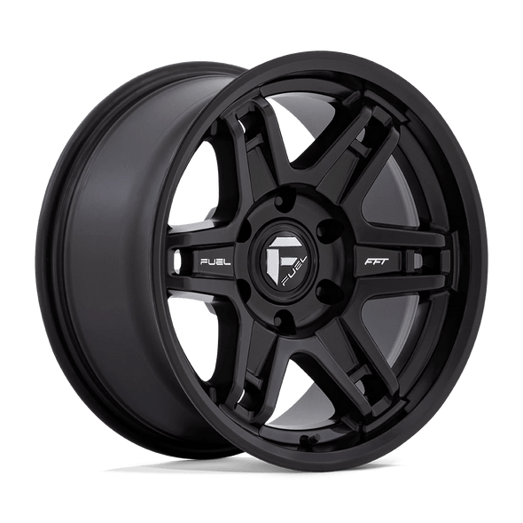 Fuel D836 SLAYER 17x8.5 ET1 6x139.7 106.10mm MATTE BLACK (Load Rated 1134kg)