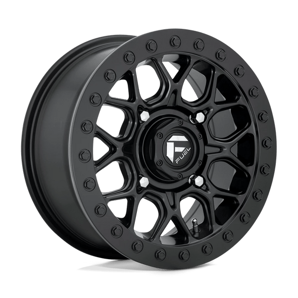 Fuel D916 TECH BEADLOCK 15x10 ET0 4x137 110.10mm MATTE BLACK (Load Rated 454kg)