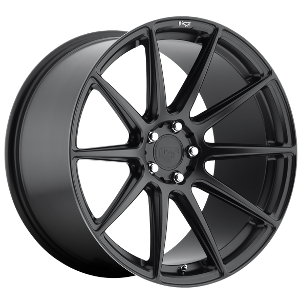 Niche M147 ESSEN 19x8.5 ET35 5x120 72.56mm MATTE BLACK (Load Rated 726kg)