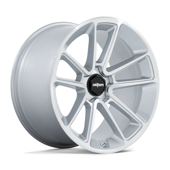 Rotiform R192 BTL 22x12 ET35 5x112 66.56mm GLOSS SILVER W/ MACHINED FACE (Load Rated 998kg)