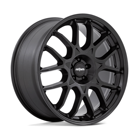 Rotiform R195 ZWS 21x12 ET30 5x112 66.56mm MATTE BLACK (Load Rated 998kg)