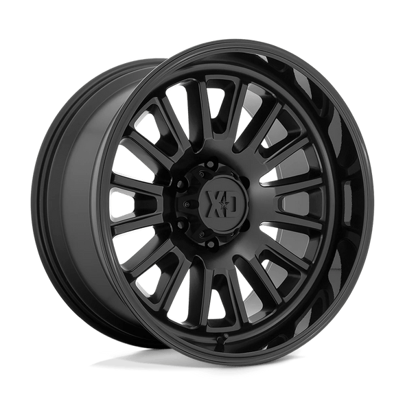 XD XD864 ROVER 20x9 ET18 6x140 106.10mm SATIN BLACK W/ GLOSS BLACK LIP (Load Rated 1134kg)