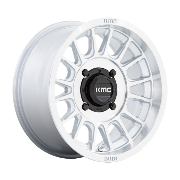 KMC KS138 IMPACT UTV 15x7 ET10 4x156 115.10mm SILVER W/ MACHINED FACE (Load Rated 567kg)