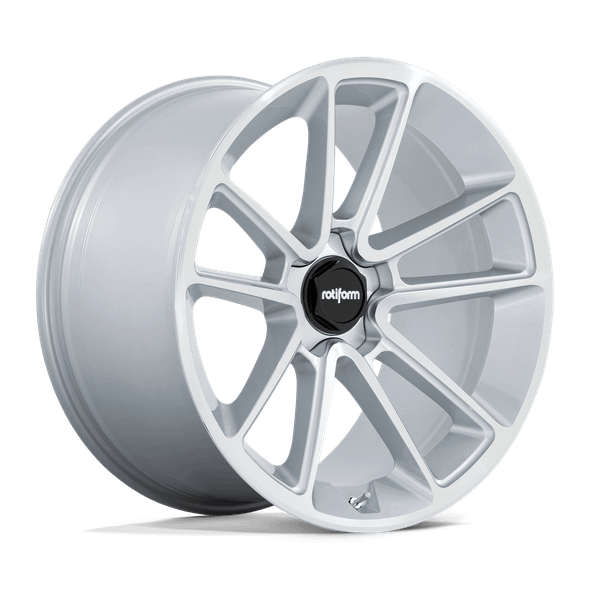 Rotiform R192 BTL 22x10 ET25 5x130 84.10mm GLOSS SILVER W/ MACHINED FACE (Load Rated 998kg)