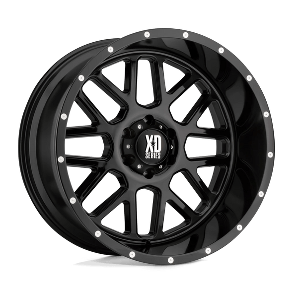 XD XD820 GRENADE 18x9 ET-12 6x135 87.10mm GLOSS BLACK (Load Rated 1134kg)