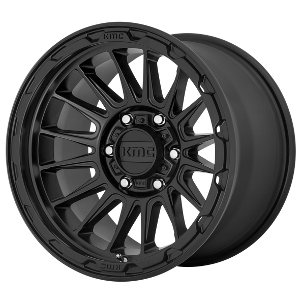 KMC KM542 IMPACT 16x8 ET0 6x139.7 106.10mm SATIN BLACK (Load Rated 1134kg)