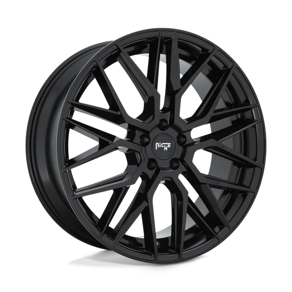 Niche M224 GAMMA 20x10.5 ET40 5x114.3 72.56mm GLOSS BLACK (Load Rated 862kg)