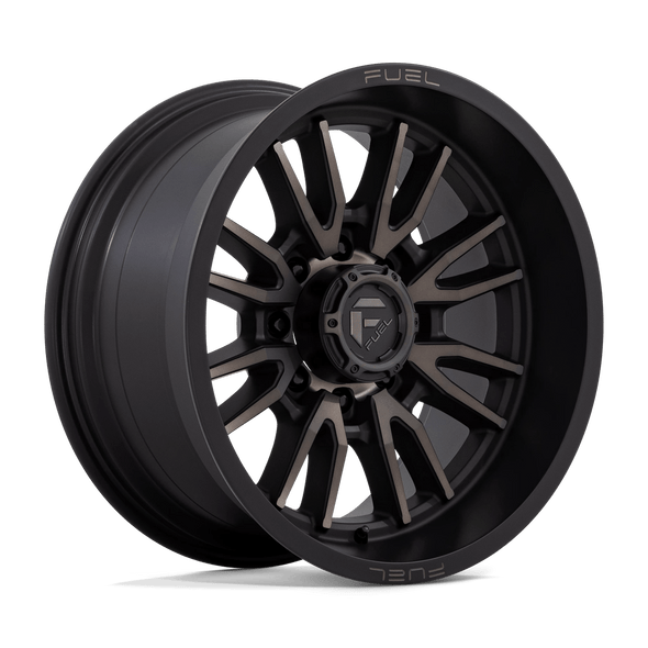 Fuel D762 CLASH 20x10 ET-18 8x180 124.20mm MATTE BLACK DOUBLE DARK TINT (Load Rated 1678kg)