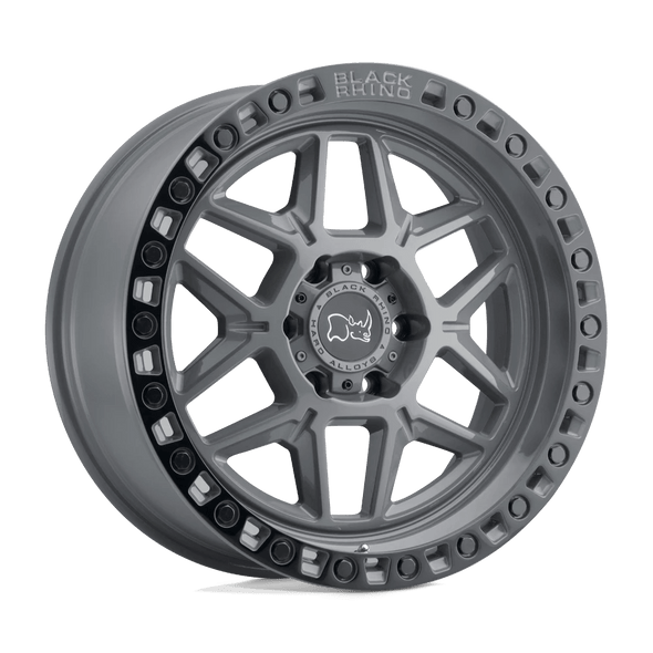 Black Rhino KELSO 20x9 ET12 6x139.7 112.10mm BATTLESHIP GRAY W/ BLACK RING (Load Rated 1111kg)