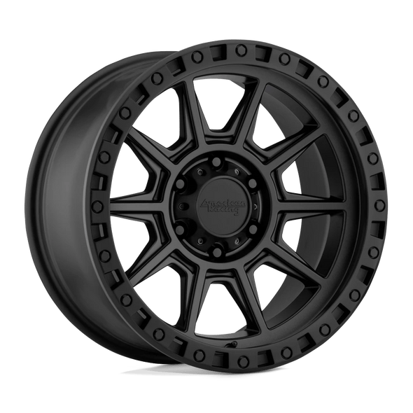 American Racing AR202 16x8 ET0 5x140 108.00mm CAST IRON BLACK (Load Rated 1134kg)