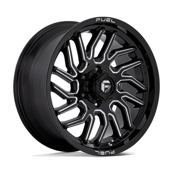 Fuel D807 HURRICANE 20x9 ET20 6x139.7 106.10mm GLOSS BLACK MILLED (Load Rated 1134kg)