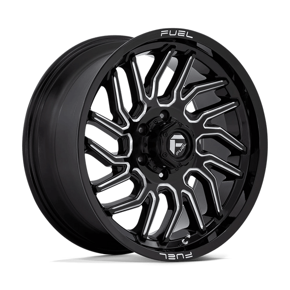 Fuel D807 HURRICANE 20x9 ET20 6x135 87.10mm GLOSS BLACK MILLED (Load Rated 1134kg)