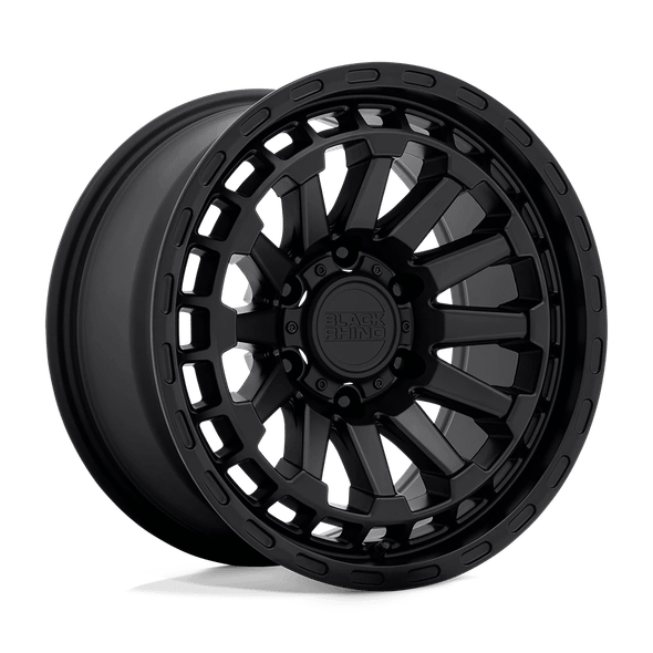 Black Rhino RAID 17x8.5 ET-18 5x114.3 71.50mm MATTE BLACK (Load Rated 1134kg)