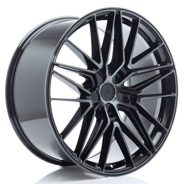 JR Wheels JR38 22x9.5 ET0-35 5H CUSTOM PCD Black Brushed w/Tinted Face