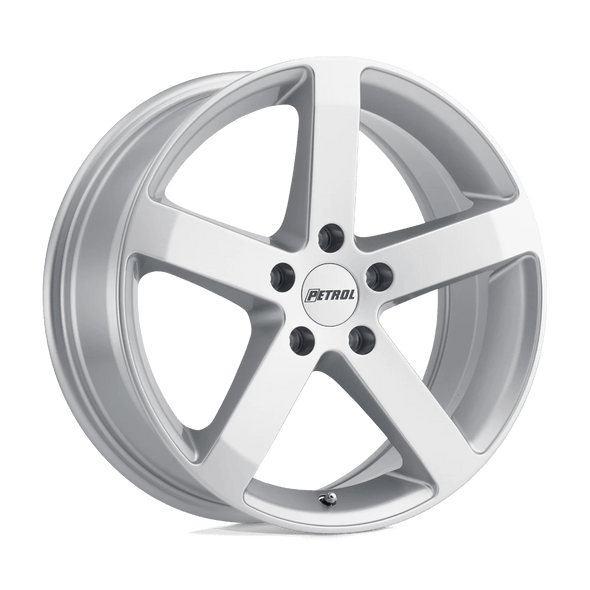 Petrol P3B 16x7 ET38 5x114.3 76.10mm GLOSS SILVER (Load Rated 771kg)