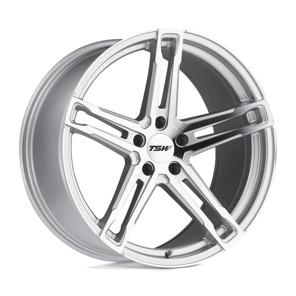 TSW MECHANICA 18x10.5 ET27 5x120 76.10mm SILVER W/ MIRROR CUT FACE (Load Rated 612kg)