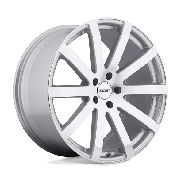 TSW BROOKLANDS 20x10 ET54 5x112 72.10mm SILVER W/ MIRROR CUT FACE (Load Rated 898kg)