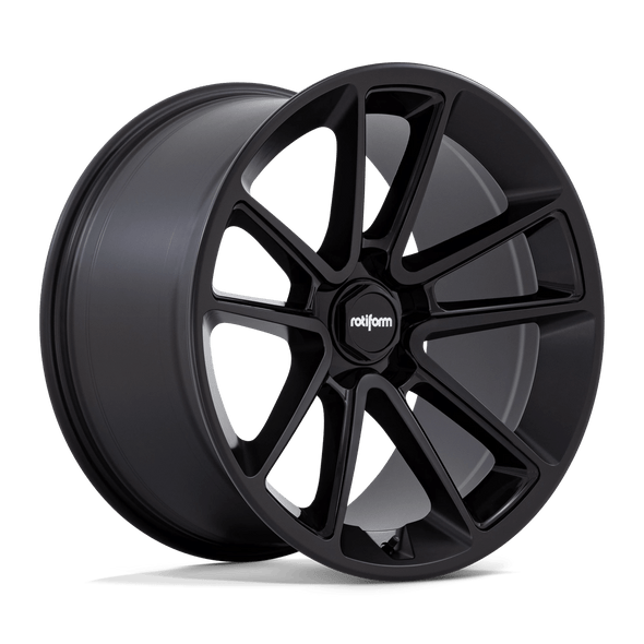 Rotiform R194 BTL 22x10 ET20 5x112 66.56mm MATTE BLACK W/ BLACK CAP (Load Rated 998kg)