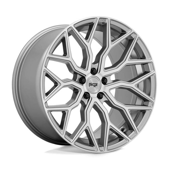 Niche M265 MAZZANTI 20x9 ET27 5x112 66.56mm ANTHRACITE BRUSHED TINT CLEAR (Load Rated 816kg)